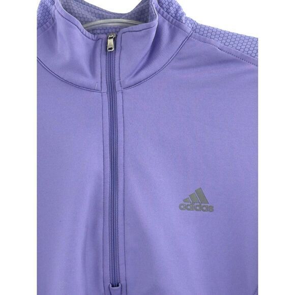 Adidas Golf Jacket Pullover 1/4 Zip Mock Neck Long Sleeves Lightweight Women's M - Picture 7 of 13